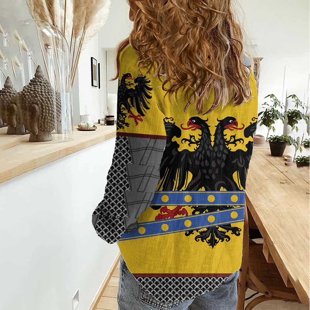 Century Holy Roman Empire Knight Costume Women Casual Shirt