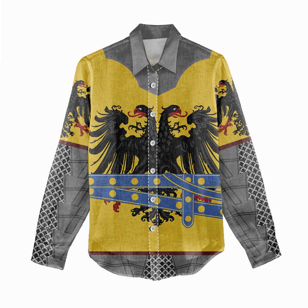 Century Holy Roman Empire Knight Costume Women Casual Shirt