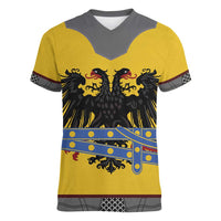 Century Holy Roman Empire Knight Costume Women V-Neck T-Shirt