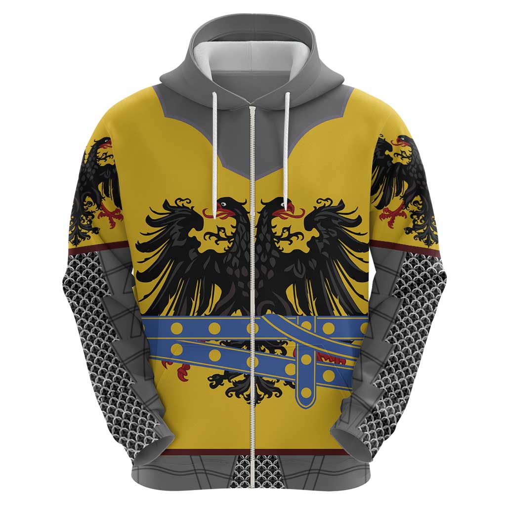 Century Holy Roman Empire Knight Costume Zip Hoodie