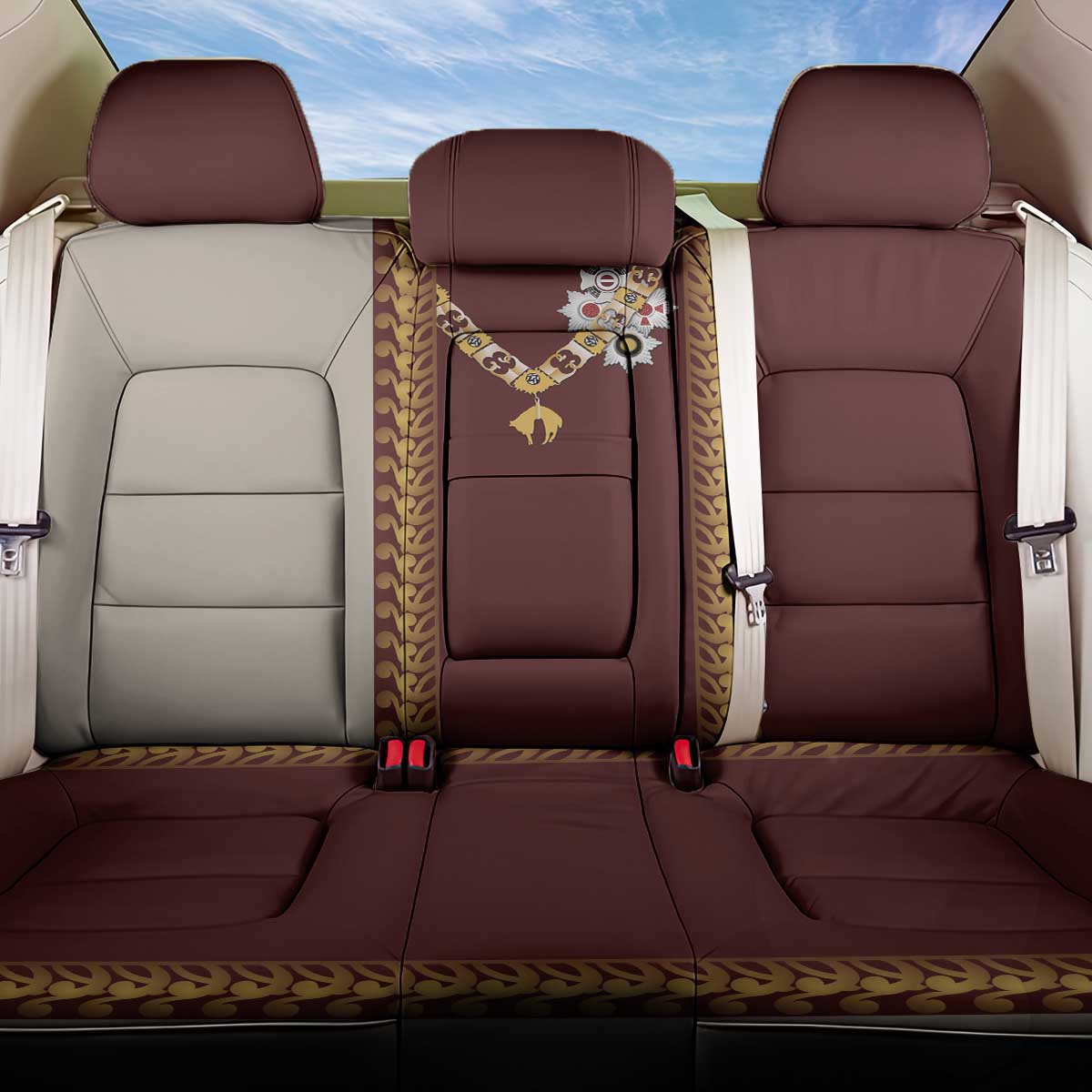 Holy Roman Emperor Costume Back Car Seat Cover