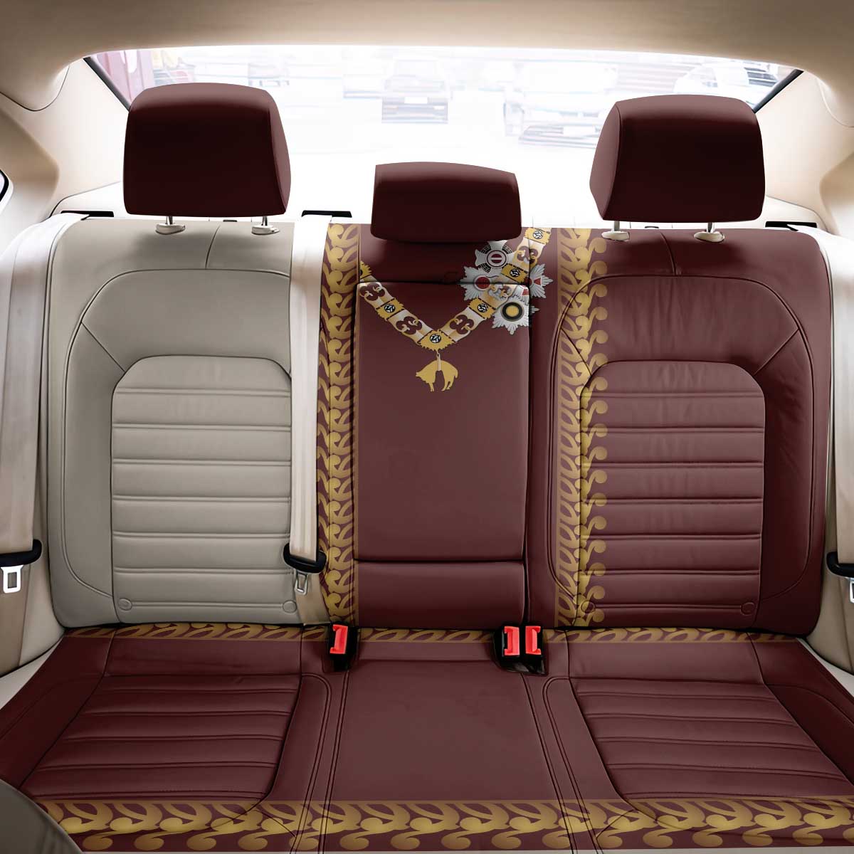 Holy Roman Emperor Costume Back Car Seat Cover
