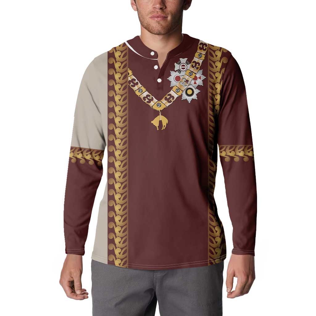 Holy Roman Emperor Costume Button Sweatshirt