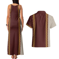 Holy Roman Emperor Costume Couples Matching Tank Maxi Dress and Hawaiian Shirt