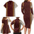 Holy Roman Emperor Costume Family Matching Long Sleeve Bodycon Dress and Hawaiian Shirt