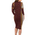Holy Roman Emperor Costume Family Matching Long Sleeve Bodycon Dress and Hawaiian Shirt