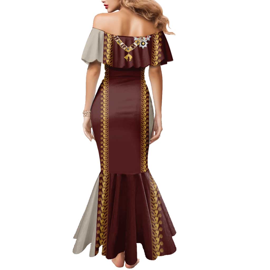 Holy Roman Emperor Costume Family Matching Mermaid Dress and Hawaiian Shirt