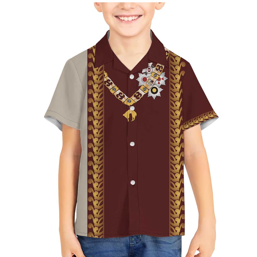 Holy Roman Emperor Costume Family Matching Mermaid Dress and Hawaiian Shirt