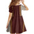 Holy Roman Emperor Costume Family Matching Off The Shoulder Long Sleeve Dress and Hawaiian Shirt