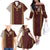 Holy Roman Emperor Costume Family Matching Off The Shoulder Long Sleeve Dress and Hawaiian Shirt