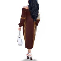 Holy Roman Emperor Costume Family Matching Off The Shoulder Long Sleeve Dress and Hawaiian Shirt