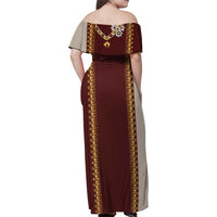 Holy Roman Emperor Costume Family Matching Off Shoulder Maxi Dress and Hawaiian Shirt