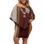 Holy Roman Emperor Costume Family Matching Off Shoulder Short Dress and Hawaiian Shirt