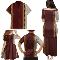 Holy Roman Emperor Costume Family Matching Puletasi and Hawaiian Shirt