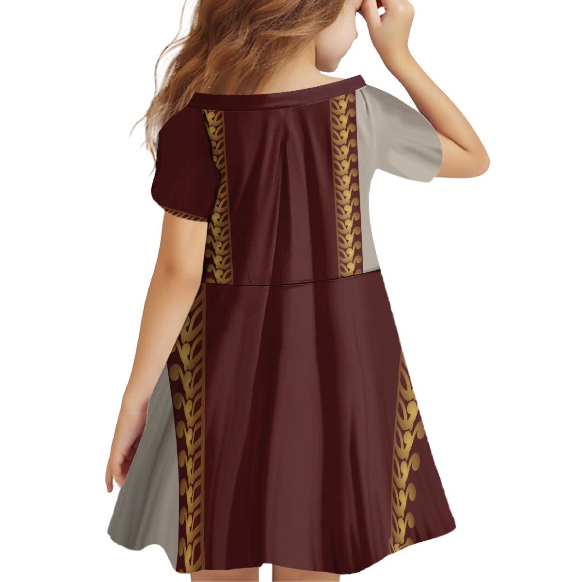 Holy Roman Emperor Costume Kid Short Sleeve Dress