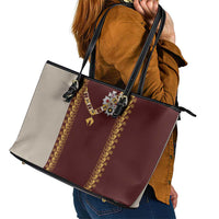 Holy Roman Emperor Costume Leather Tote Bag