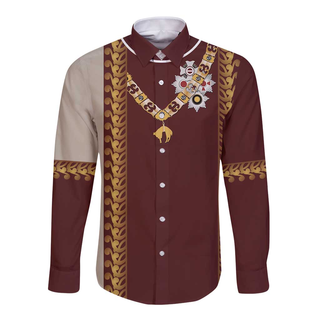 Holy Roman Emperor Costume Long Sleeve Button Shirt