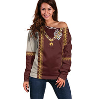 Holy Roman Emperor Costume Off Shoulder Sweater