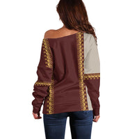 Holy Roman Emperor Costume Off Shoulder Sweater