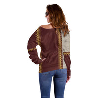 Holy Roman Emperor Costume Off Shoulder Sweater