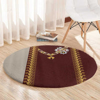 Holy Roman Emperor Costume Round Carpet