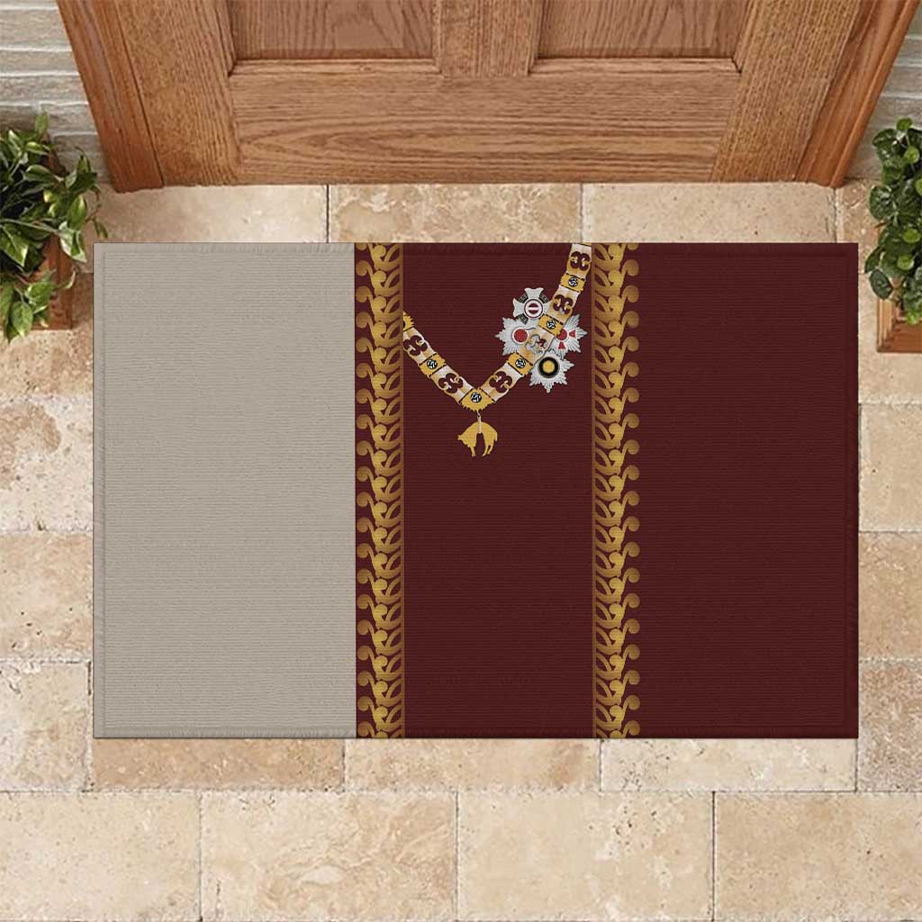 Holy Roman Emperor Costume Rubber Doormat