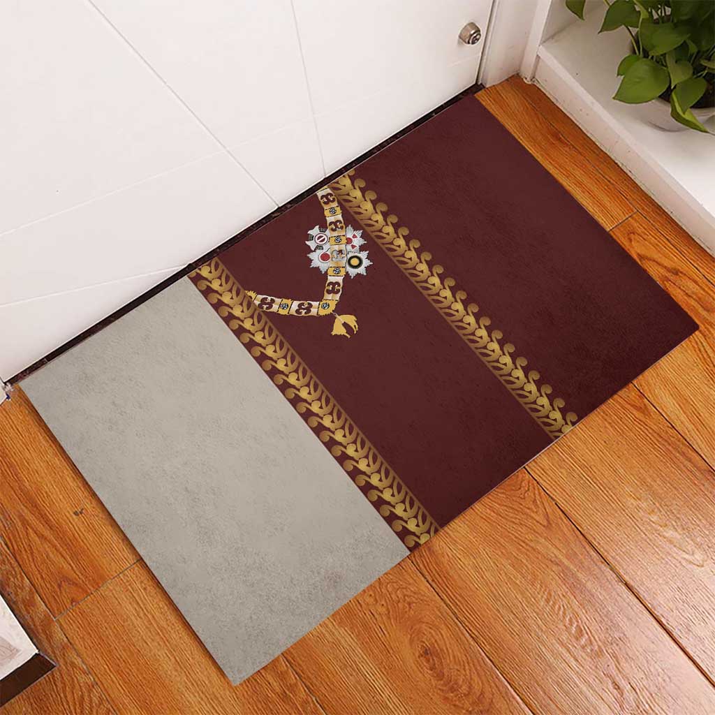 Holy Roman Emperor Costume Rubber Doormat