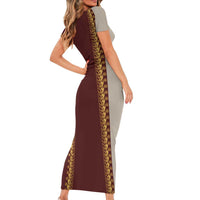Holy Roman Emperor Costume Short Sleeve Bodycon Dress