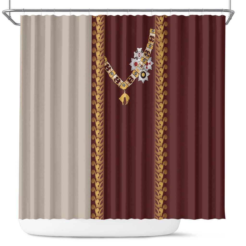 Holy Roman Emperor Costume Shower Curtain