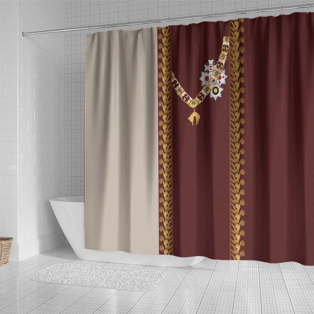 Holy Roman Emperor Costume Shower Curtain