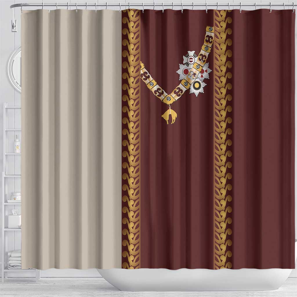 Holy Roman Emperor Costume Shower Curtain