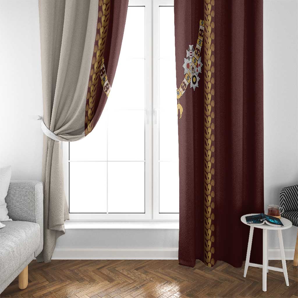 Holy Roman Emperor Costume Window Curtain
