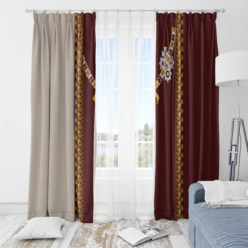 Holy Roman Emperor Costume Window Curtain