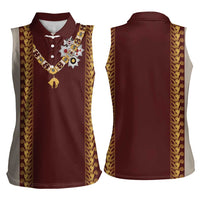Holy Roman Emperor Costume Women Sleeveless Polo Shirt