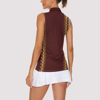 Holy Roman Emperor Costume Women Sleeveless Polo Shirt