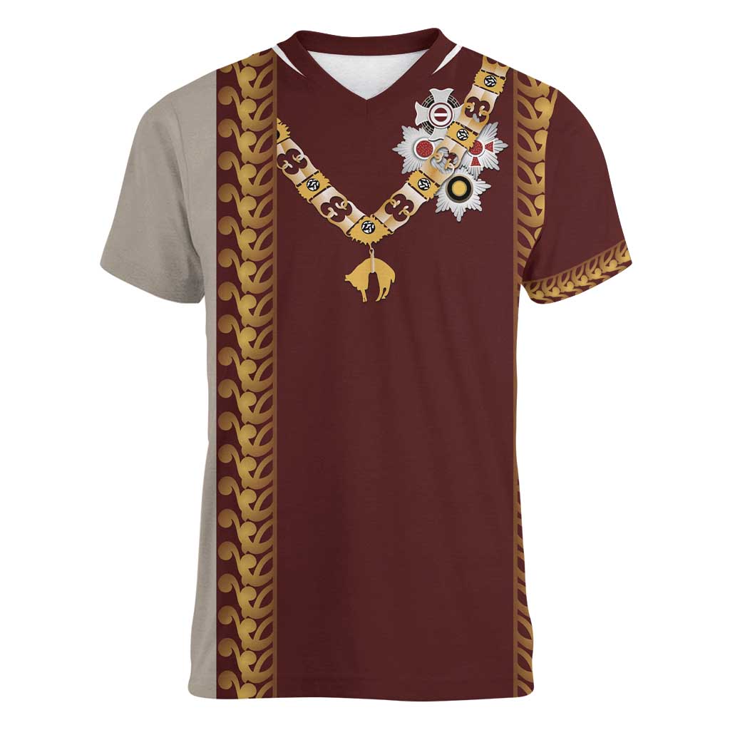 Holy Roman Emperor Costume Women V-Neck T-Shirt