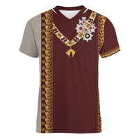 Holy Roman Emperor Costume Women V-Neck T-Shirt