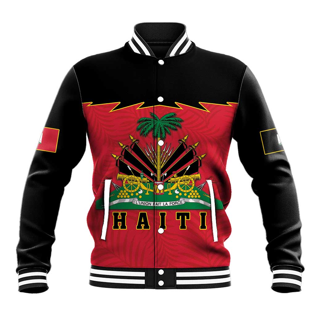Personalized Haiti 1964 Baseball Jacket Coat Of Arms Flag Style