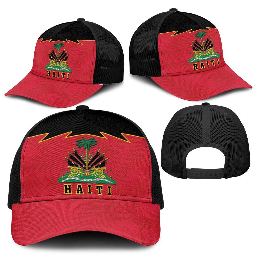 Haiti 1964 Baseball Net Cap Coat Of Arms Flag Style - Wonder Print Shop