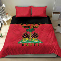 Personalized Haiti 1964 Bedding Set Coat Of Arms Flag Style