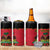 Personalized Haiti 1964 4 in 1 Can Cooler Tumbler Coat Of Arms Flag Style