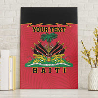 Personalized Haiti 1964 Canvas Wall Art Coat Of Arms Flag Style