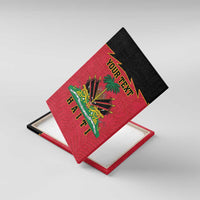 Personalized Haiti 1964 Canvas Wall Art Coat Of Arms Flag Style