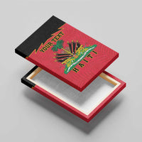 Personalized Haiti 1964 Canvas Wall Art Coat Of Arms Flag Style