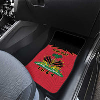 Personalized Haiti 1964 Car Mats Coat Of Arms Flag Style