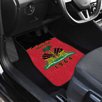 Personalized Haiti 1964 Car Mats Coat Of Arms Flag Style