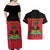 Personalized Haiti 1964 Couples Matching Off Shoulder Maxi Dress and Hawaiian Shirt Coat Of Arms Flag Style