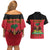 Personalized Haiti 1964 Couples Matching Off Shoulder Short Dress and Hawaiian Shirt Coat Of Arms Flag Style