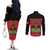 Personalized Haiti 1964 Couples Matching Off The Shoulder Long Sleeve Dress and Long Sleeve Button Shirt Coat Of Arms Flag Style
