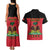 Personalized Haiti 1964 Couples Matching Tank Maxi Dress and Hawaiian Shirt Coat Of Arms Flag Style